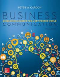 Business communication: developing leaders for a networked world
