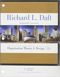 Image of Organization Theory & Design