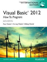 Image of Visual basic 2012: how to program