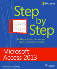 Microsoft access 2013: step by step