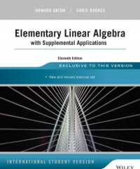 Elementary linear algebra: with supplemental applications