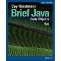 Brief java: early object