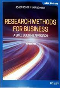 Research Methods For Business : Skill Building Approach