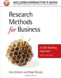 research methods for business : a skill-building approach