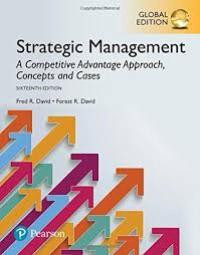 Strategic management: a competitive advantage approach, concepts and cases
