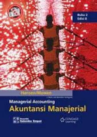 Image of Akuntansi manajerial = managerial accounting, buku 2